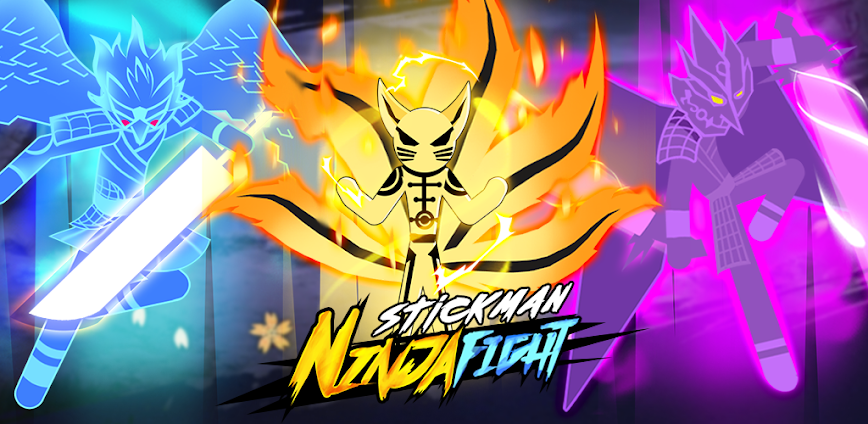 Background Stickman Shinobi Fighting 