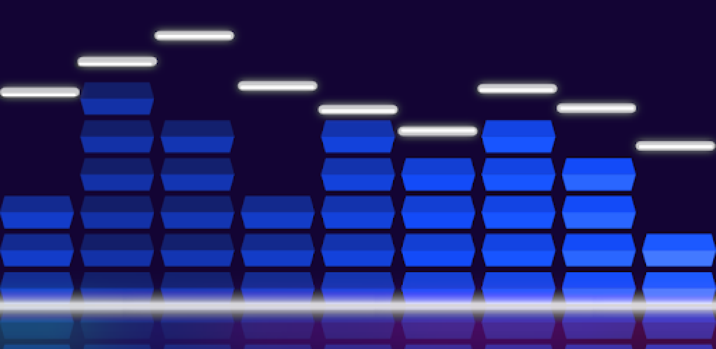 Background Audio Glow Music Visualizer 